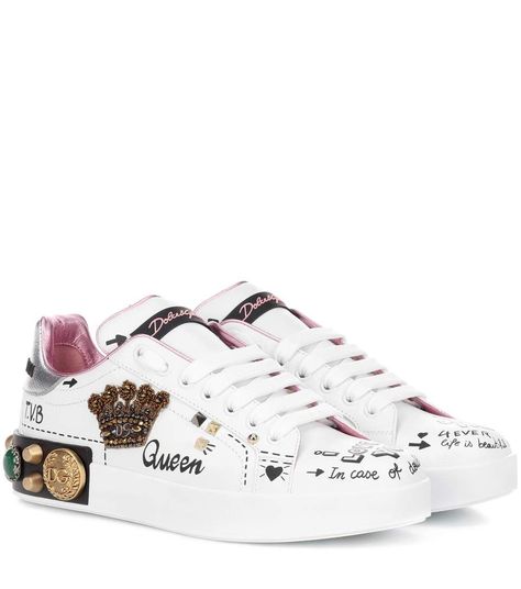 Sparkly Slippers, Dolce And Gabbana Shoes, Designer Sneakers Women, Quirky Shoes, Dolce Gabbana Sneakers, Ladies Footwear, Dolce Gabbana Shoes, Heels Fashion, Cute Sneakers