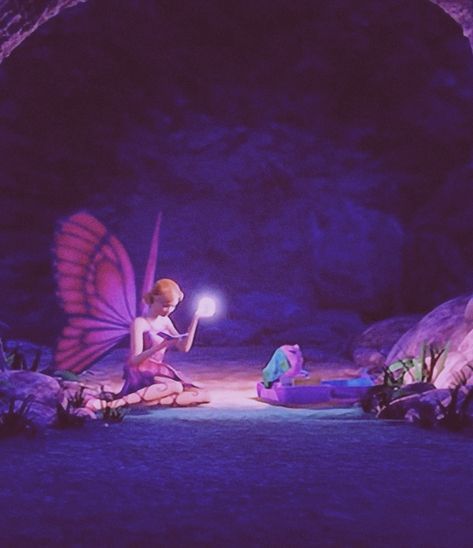 Mariposa Barbie Aesthetic, Barbie Mariposa Aesthetic, Fairytail Aesthetic, Barbie Films, Barbie Aesthetics, Film Bro, Movie Map, Girly Thoughts, Barbie Painting