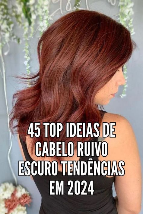 As madeixas escuras no cabelo ruivo não têm apenas um objetivo estético. Também estão aqui para dar profundidade e dimensão ao seu cabelo. // Crédito da foto: instagram @glam_byerin Hair, Color, Instagram