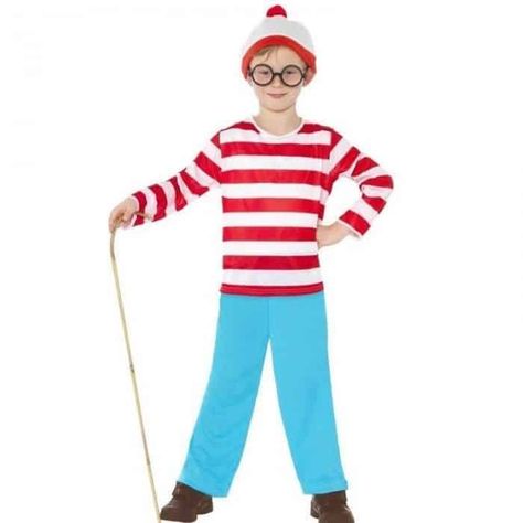 Wheres Wally Fancy Dress, Mary Poppins Kostüm, Where's Waldo Costume, Where's Wally, Childrens Fancy Dress, Boys Fancy Dress, World Book Day Costumes, Book Character Costumes, Book Day Costumes