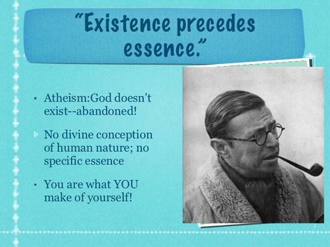 “Existence precedes essence. Existence Precedes Essence, Philosophy Memes, Western Ideas, Philosophy Books, Big Ideas, Memes Quotes, Philosophy, Essence, For Free