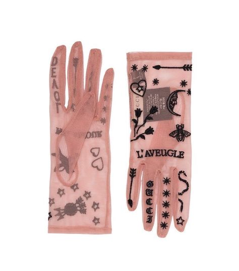 Gucci Gloves, Tattoo Embroidery, Mesh Gloves, Look Rose, With Tattoo, New Tattoo, Lace Gloves, Oui Oui, Soft Grunge