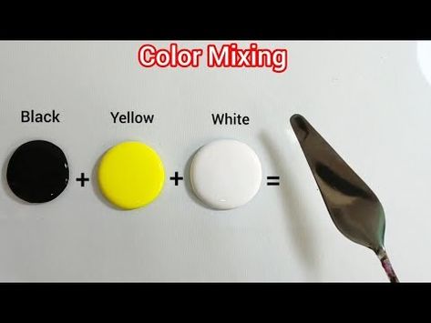 (15782) Guess the final color 🎨 | Satisfying video | Art video | Color mixing video | Paint mixing video - YouTube Paint Mixing, Video Art, Art Video, Satisfying Video, Video Youtube, White Paints, Art Videos, Yellow Black, Yellow Color