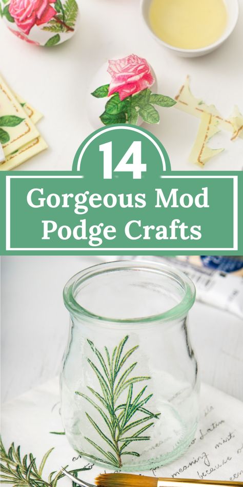 Mod Podge Crafts With Balloons, Uses For Modge Podge, How To Make Your Own Modge Podge, Napkin Modge Podge Ideas, Mod Podge Frame, Mod Podge Tissue Paper Crafts, Mod Podge Jars Tissue Paper, Mod Podge Plant Pot, Mod Podge Wine Glasses