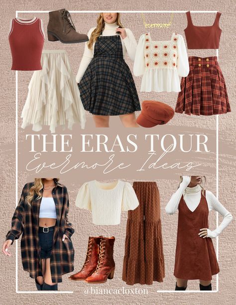 Plaid, Fall Style, Evermore, Taylor Swift, Concert Outfit, Rust, Cream Sweater, Boots, Pageboy Cap, Corduroy Evermore Outfit Ideas, Evermore Style, Evermore Outfits, Eras Tour Evermore, Taylor Swift Casual, Concert Outfit Winter, Eras Outfit, Taylor Swift Costume, Taylor Outfits