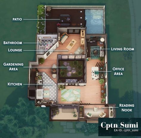 The Sims 4 Penthouse Floor Plans, Fountain View Penthouse Sims 4 Floorplan, The Sims 4 Penthouse, Sims 4 Penthouse Ideas, Penthouse Sims 4, Sims 4 Floorplan, Sims 4 Penthouse, Penthouse Ideas, Sims Freeplay Houses