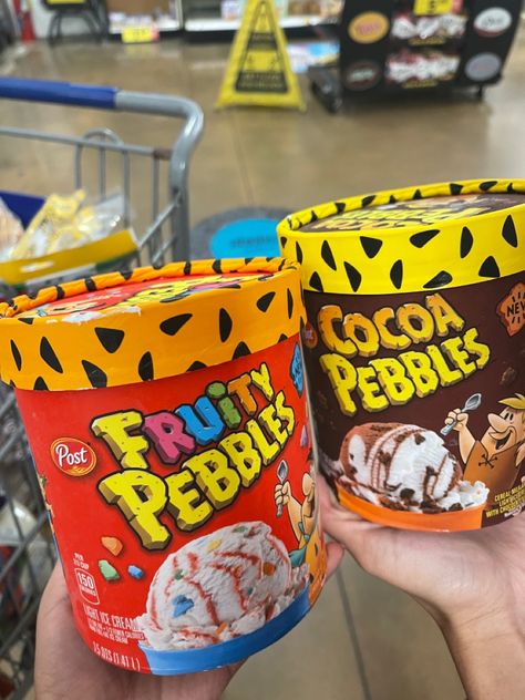 Coco Pebbles, Snacks To Try, Pebble Ice, Fruity Pebble, Flavored Ice, Junk Food Snacks, Fruity Pebbles, Exotic Food, Best Food Ever