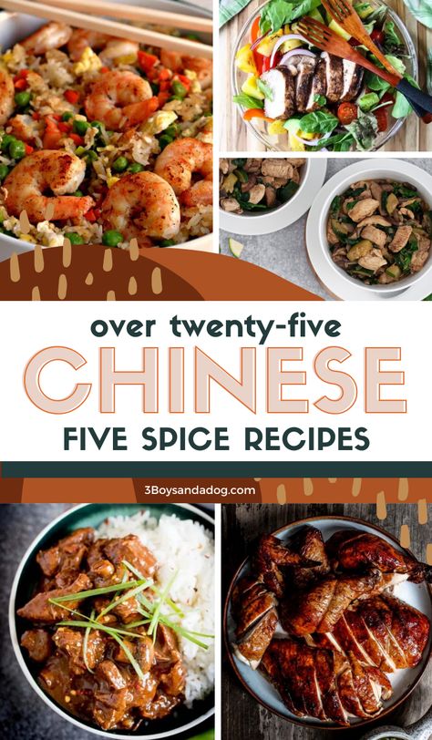 Check out this list of delicious Chinese Five Spice Recipes! You'll love having a simple weeknight dinner with so many great options. Recipes Using 5 Spice Powder, Recipes With Chinese 5 Spice, 5 Spice Chinese Seasoning, Chinese 5 Spice Recipe Dinners, Chinese Five Spice Recipe Dishes, Chinese Five Spice Recipe, Seafood Recipes Pasta, Vietnam Recipes, Five Spice Recipes