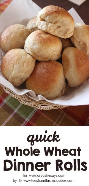 Shabbat Meals, Homemade Appetizers, Whole Wheat Dinner Rolls, Wheat Dinner Rolls, Wheat Rolls, Quick Dinner Rolls, Whole Wheat Rolls, Rolls Bread, Quick Rolls