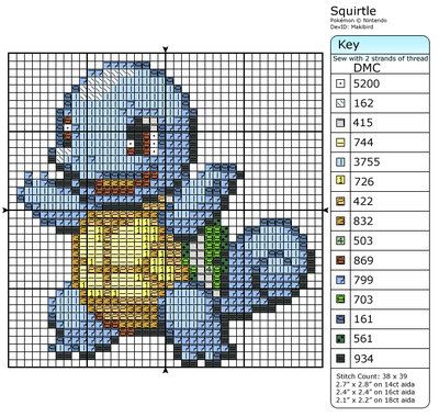 sandylandya@outlook.es  7 - Squirtle - Shiny by Makibird-Stitching.deviantart.com on @deviantART Squirtle Cross Stitch, Pikachu Cross Stitch, Pokemon Cross Stitch Patterns, Pokemon Cross Stitch, Pokemon Pattern, Xstitch Patterns, 8bit Art, Small Cross Stitch, Perler Patterns