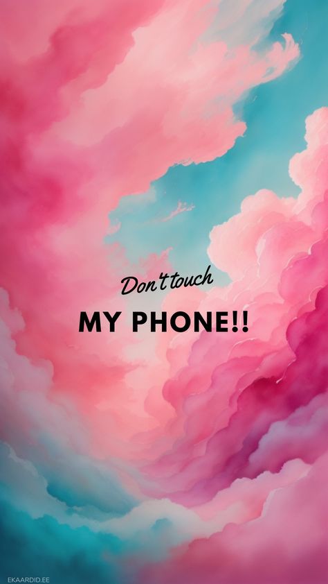 Phone wallpaper dont touch my phone, pink wallpaper, clouds wallpaper, beautiful clouds Nice Wallpaper For Phone Aesthetic, Wallpaper Aesthetic For Girls Phone, Phone Wallpaper For Girls Iphone, Dont Touch My Phone Wallpapers Aesthetic Pink Cute, I Phone Wallpaper Iphone Style, Aesthetic Phone Wallpaper Ideas, Aesthetic Unique Wallpaper, Do Not Touch My Phone Wallpaper