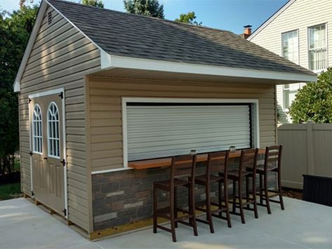 Pavilions, Sunrooms, Bar Sheds & Sunrooms | Oaktree Sheds & Gazebos Backyard Shed Bar Ideas, Backyard Bar Shed, Shed Bar Ideas, Backyard Pub, Party Shed, Rubbermaid Storage, Pool House Shed, Bbq Shed, Pool Shed