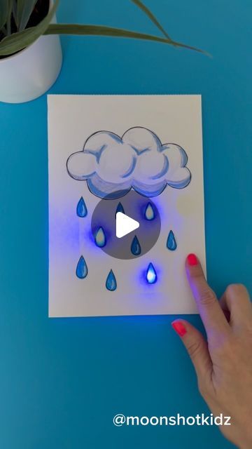 DIY electronics, stem and science activities for beginners on Instagram: "DIY “Rainy cloud” interactive card. Easy paper electronics project for beginners. You will need: - LED stickers - Conductive fabric tape - Coin cell battery 3v (CR2032) - Paper - Tissue paper - Markers #stem #stemteacher #stemeducation #stemlearning #stemchallenge #science #stemwomen #papercircuits #papercrafts #papercraft #interactiveart" Led Cards Diy, Electronics Project, Electronics Projects For Beginners, Paper Circuits, Electronic Paper, Interactive Card, Stem Teacher, Card Easy, Diy Birthday Gifts For Friends