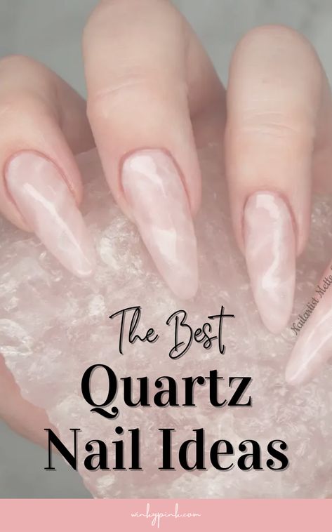 This Post has 28 Beautiful Quartz Nail Ideas That You Will Love! From Rose quartz to jade, you are sure to find some rocky nail inspo for your next manicure. Quartz Nail Designs, Natural Marble Nails, Quartz Nail Art, Rose Quartz Nails, Quartz Nails, Quartz Nail, Marble Nails, Milkshakes, White Quartz