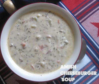 Amish Soup, Cheese Burger Soup Recipes, Soups Stews Chilis, Cheeseburger Soup, Healthy Substitutions, Amish Recipes, Dutch Recipes, Chowder Recipes, Blast From The Past