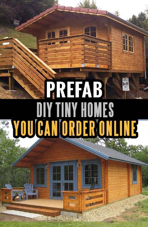 Easy To Build Cabin Plans, Tiny Houses For Families, Diy House Building Cheap, Log Tiny House, House Kits Build Your Own Farmhouse, Building Your Own Tiny Home, Building A Cabin In The Woods, Cheap Way To Build A House, Inexpensive Tiny House