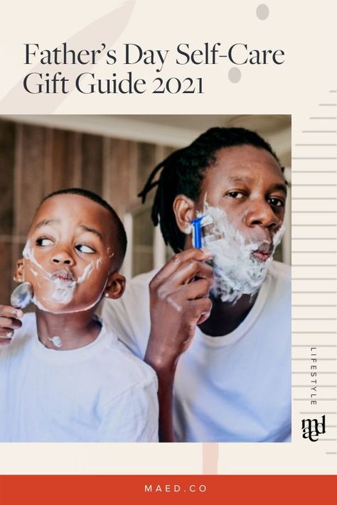 This Father’s Day, let’s normalize self-care for men. That’s right! Skincare and relaxation and TLC aren’t just for the ladies. Dads deserve an at-home spa experience, too. Since we’re all about prioritizing self-care here at Maed, we’ve put together some Father’s Day gifts that will help the dads in your life commit to taking better care of themselves. | Self Care & Style for Women who Balance Career & Motherhood | MAED Scented Lip Balm, Rough Hands, Facial Sunscreen, How To Exfoliate Skin, Spa Experience, Ways To Relax, Girl Day, Gift Guides, Dry Brushing