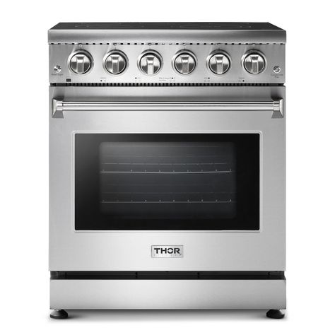 Buy THOR 30-Inch Professional Electric Range, 5 Heating Elements - (HRE3001) at Walmart.com Commercial Cooking Equipment, Convection Range, Professional Appliances, Microwave Drawer, Counter Depth Refrigerator, Kitchen Appliance Packages, Stainless Steel Range, Large Oven, Single Oven