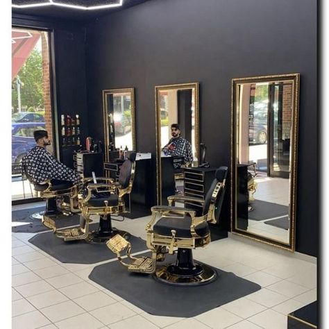 if you have interestind in,you can contact my whatsapp +86 15219623035 Salon Black And Gold, Barber Chair Vintage, Barber Shop Interior, Barbershop Design, Barber Shop Decor, Vintage Barber, Chair Vintage, Beauty Salon Decor, Automotive Decor