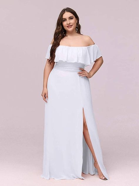 Romantic Bridesmaid Dresses, Infinity Gown, Off Shoulder Bridesmaid, Plus Size Off The Shoulder, Off Shoulder Bridesmaid Dress, Off Shoulder Long Dress, Formal Bridesmaids Dresses, Off Shoulder Wedding Dress, Plus Size Bridesmaid