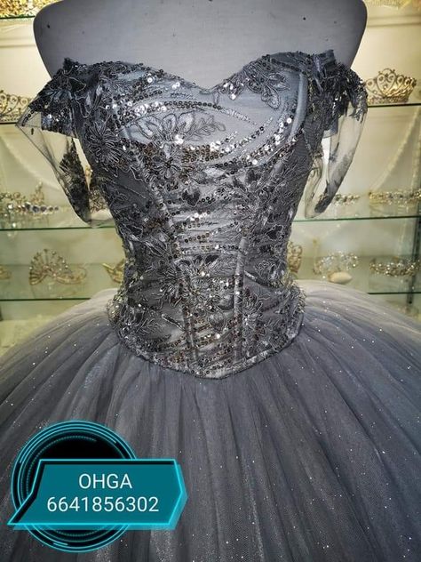 Silver Quince Dresses, Quince Dress, Princess Costume, Dress Inspo, Quince Dresses, Quince, Quinceanera, Stylish Nails, Victorian Dress