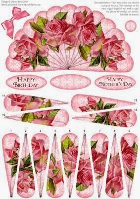 Decoupage Printables, Valentine's Day Printables, Card Toppers, Paper Fans, Birthday Happy, Decoupage Paper, Vintage Printables, Paper Toys, Paper Projects