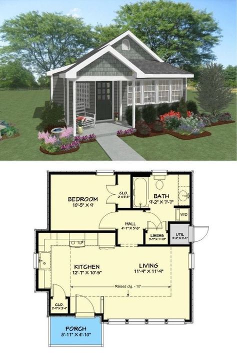 House Layouts 1 Bedroom, One Room House Plans Open Floor, Bloxburg Open House Layout, Cottagecore House Plans 1 Floor, Bloxburg Cottage 1 Story, 1 Bedroom With Basement House Plans, Cottage One Story House Plans, Bloxburg House Ideas 1 Floor Cottage, 1 Bedroom House Floor Plan