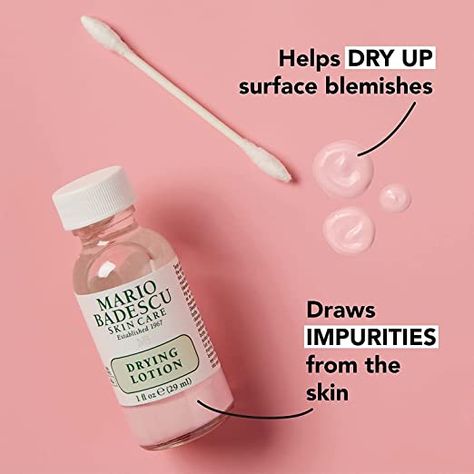 Mario Badescu Drying Lotion, 1 Fl oz Mario Badescu Drying Lotion, Drying Lotion, Blind Pimple, Lotion Brands, Mario Badescu Skin Care, Skin Spots, Acne Care, Acne Blemishes, Mario Badescu