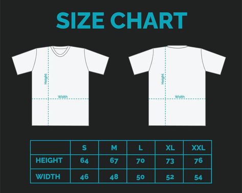 Tshirt Size Chart Template, Size Chart Tshirt, Size Chart Design, Size Chart Template, T Shirt Size Chart, Friends Uk, Shirt Size Chart, T Shirt Template, Nike Art