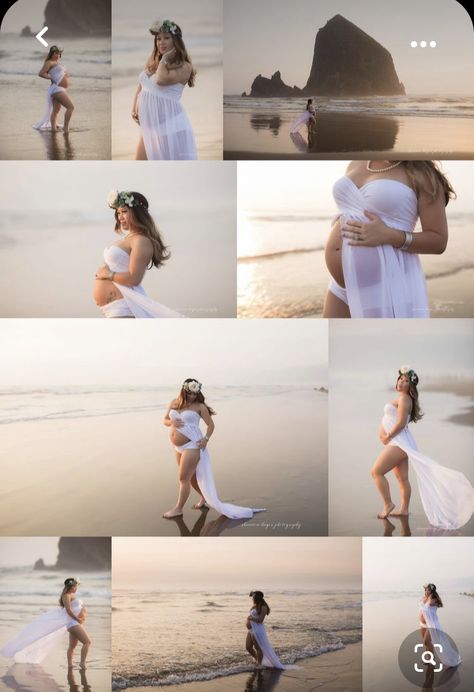 Diy Beach Maternity Shoot, Beach Theme Maternity Photos, Hawaiian Maternity Shoot, Beach Themed Maternity Shoot, Oregon Coast Maternity Photos, Hawaiian Maternity Photos, Maternity Pics On Beach, Beach Maternity Shoot Ideas, Maternity Photo Shoot Ideas Beach