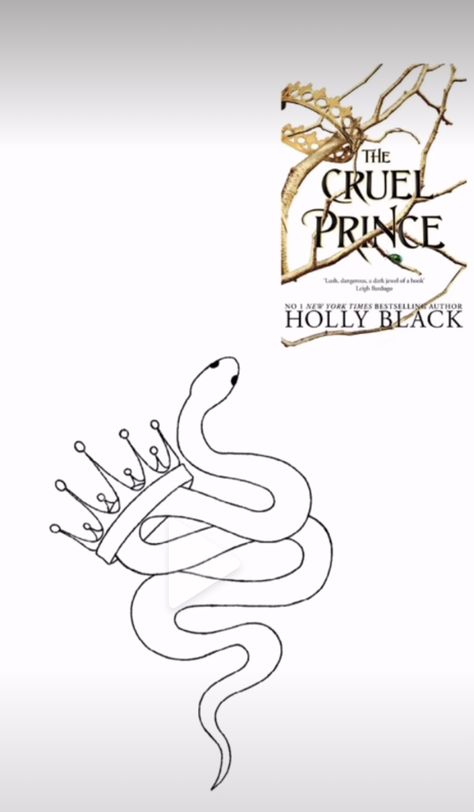 The Cruel Prince Drawing Ideas, The Cruel Prince Doodles, Cruel Prince Drawing, The Cruel Prince Tattoo Ideas, Prince Tattoo Ideas, Cruel Prince Tattoo, Annotation Doodles, Tattoo Ideas Disney, Adrianne Walujo