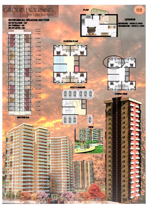 Group housing
Photoshop rendered sheets 
A1 sheet
Presentation sheets Architectural Sheets, Sheet Presentation, Group Housing, Photoshop Rendering, Money Plan, Santiago Calatrava, Environmental Design, Dream Houses, Architecture Model