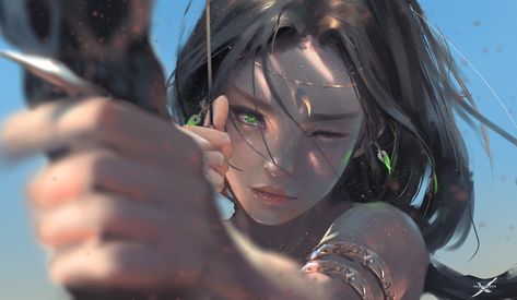 ArtStation - Aeolian, WL OP Arrow Painting, Iphone 2g, Bow And Arrow, Macbook Air 11, Ipad Mini 3, Character Wallpaper, Ipad Air 2, Depth Of Field, Facebook Cover Photos