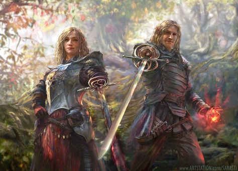 Warrior Art, Half Elf, Elves Fantasy, Image Painting, Commissioned Artwork, Dnd Ideas, Fantasy Races, Dnd Art, Fantasy Inspiration