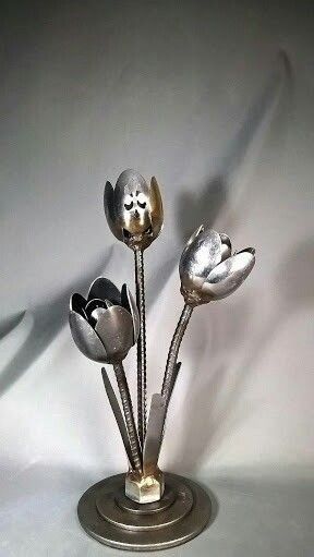 Flatware Art, Fork Art, Metal Welding Art, Cutlery Art, Welding Crafts, Silverware Art, Recycled Metal Art, Spoon Art, Welding Art Projects