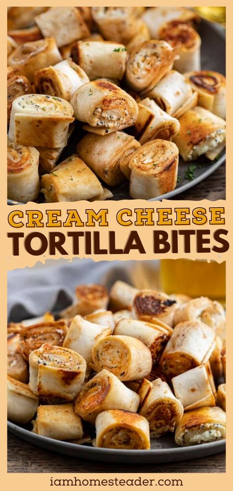 Tortilla Bites, Cream Cheese Tortilla, Football Snacks, Best Appetizer Recipes, Appetizers Easy Finger Food, Finger Foods Easy, Tailgate Food, Superbowl Party Food, Super Bowl Food