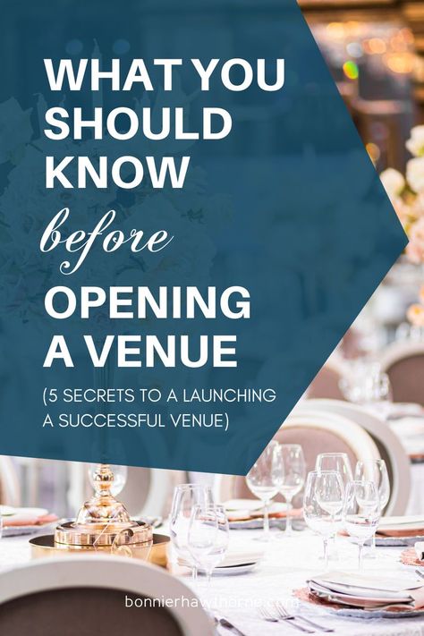 Outdoor Event Venue Ideas, Wedding Venue Owner Ideas, Opening A Venue Business, Starting An Event Venue Business, Event Venues Design, Wedding Venue Start Up, Opening An Event Venue Spaces, Wedding Venue Business Plan, Event Space Business Plan