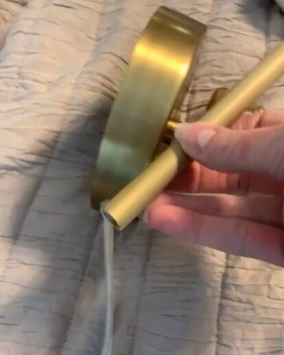 I’ve received so many questions lately on how I added sconce cord covers to our bedroom wall sconces on either side of our bed! And…can I get a round of applause for doing this by myself?! I have a video highlight on the DIY you can see HERE, but I wanted to do a step-by-step blog tutorial with the details if you’re a reader like me! I know some people like to hide the wire that comes down from sconces on the wall, however, I decided to embrace the wire instead!… Light Cord Cover, Hide Wires On Wall, Hide Cords On Wall, Bedroom Wall Sconces, Diy Wall Sconces, Aging Terra Cotta Pots, Fabric Covered Walls, Hide Cords, Wire Cover