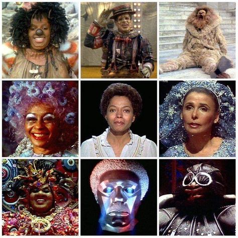 The Wiz characters The Wiz Characters, The Wiz Movie, The Wiz Costumes, Michael Jackson The Wiz, The Wiz Musical, Poetry Night, Black Film, Circus Characters, African American Family