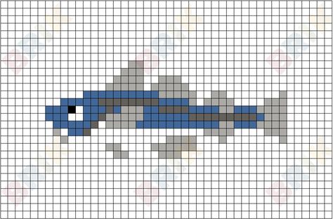 Salmon from BrikBook.com #Animal #Originals #Salmon #Fish #pixel #pixelart #8bit Shop more designs at http://www.brikbook.com 8 Bit Art, Salmon Fish, Pixel Art Design, Crochet Tapestry, Crochet Animal Patterns, Lego Art, Grid Design, Tapestry Crochet, Alpha Patterns