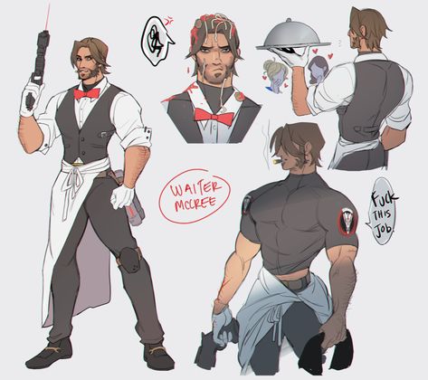 This is the first time I actually like how he looks what Funny Memes About Men, Overwatch Skin Concepts, Cole Cassidy, Jesse Mccree, Mccree Overwatch, Drawing Realistic, Overwatch Comic, Overwatch Fan Art, Overwatch 2