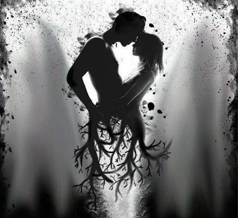 wp-content-uploads-2015-08-loversseparated Soulmate Poems, Ty A Ja, Twin Flame Art, Flame Tattoos, Flame Art, Twin Flame Love, Art Couple, Trash Polka, Beautiful Dark Art