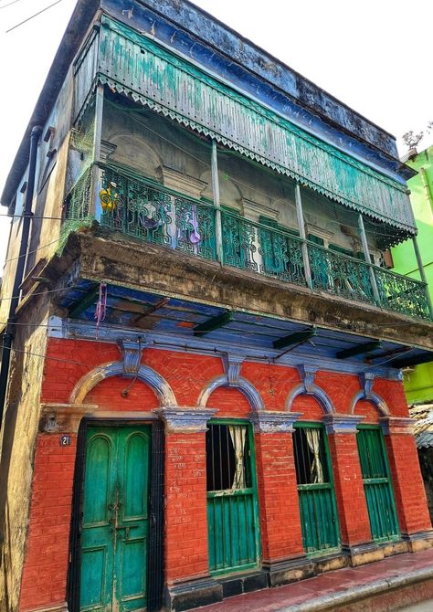 This house is situated in the central Calcutta in Bose Para....this house os nearly 100 years old and still standing strong...many of it's architectural festures are still intact. The cast iron grill in the outer verandah is a very beautiful one. And i am a proud to state that i live in this house...and it is awesome....you get amazed by the level of architecture and work put into it in every corner of the house. Old Calcutta, Iron Grill, Cast Iron Grill, Stand Strong, In This House, Still Standing, The Cast, Beautiful One, 100 Years