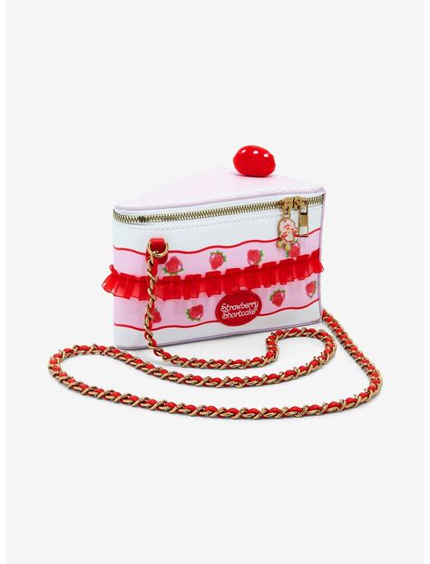 Hot Topic Strawberry Shortcake, Strawberry Shortcake Hot Topic, Strawberry Shortcake Merch, Crazy Purses, Plush Strawberry, Artistic Dress, Strawberry Shortcake Dessert, Kitsch Fashion, Funky Purses