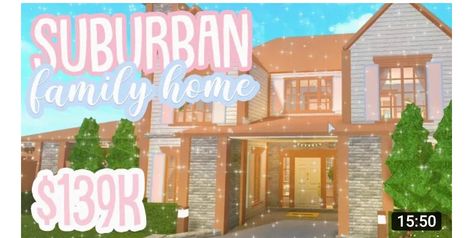 It's Akeila, Bloxburg Houses, Bloxburg Builds, Houses Ideas, Minecraft Tutorial, Bloxburg House, House Plan, Home Living Room, House Ideas