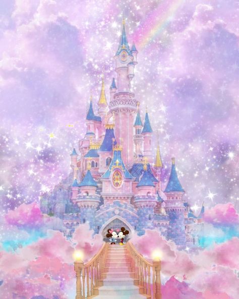 Castle Wallpaper, Castle In The Sky, Princess Castle, Disney Castle, Pink Princess, The Sky, Wall Decals, Ukraine, Castle