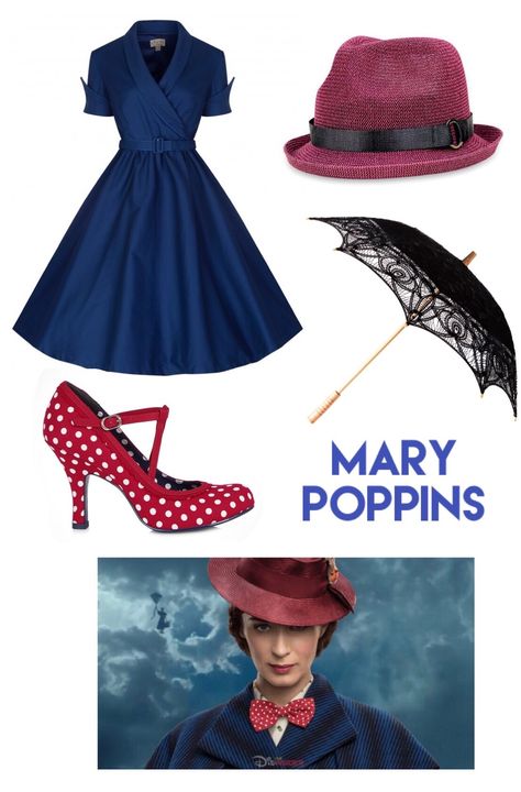 Disneybound: Mary Poppins [Mary Poppins Returns] Mary Poppins Outfit Ideas, Dapper Day Outfits For Women, Mary Poppins Style, Mary Poppins Inspired Outfits, Disney Bounding Mary Poppins, Mary Poppins Aesthetic, Disneybound Outfits Mary Poppins, Mary Poppins Disneybound, Mrs Corry Mary Poppins Costume