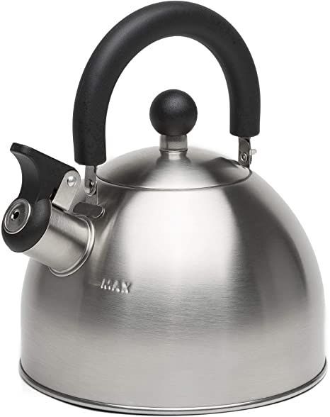 Stovetop Kettle, Stovetop Kettles, Whistling Tea Kettle, Water Kettle, Induction Cooktop, Kitchen Cookware, Tea Kettle, Black Handle, Electric Kettle