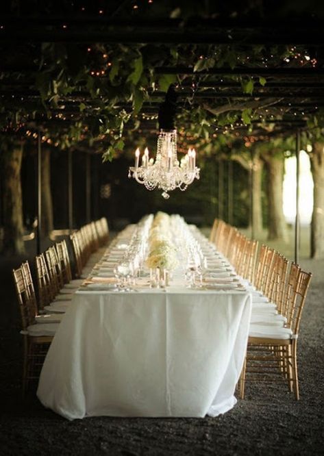 Winery Arbor Wedding Reception hung with Crystal Chandeliers | Alisha + Brook Photographers | See More! https://heyweddinglady.com/secrets-of-event-lighting-theres-no-such-thing-as-too-many-chandeliers/ Rustic Wedding Decorations, Napa Wedding, Festa Party, Outdoor Reception, Boracay, Long Table, Design Studios, Wedding Tablescapes, Vineyard Wedding