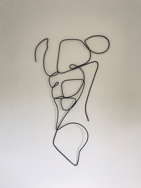 Men Body Outline Drawing, Masculine Line Art, Male Line Drawing, Male Body Line Art, Line Art Male, Male Line Art, Line Art Bedroom, Over The Bed Decor, Art Abstrait Ligne